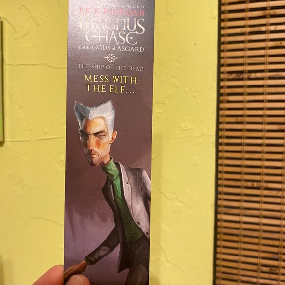 LIKE NEW Rick Riordan Magnus Chase Trilogy Hardcover Book Set + Bookmark - Picture 6 of 6